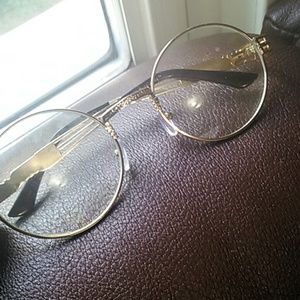 Gold glasses